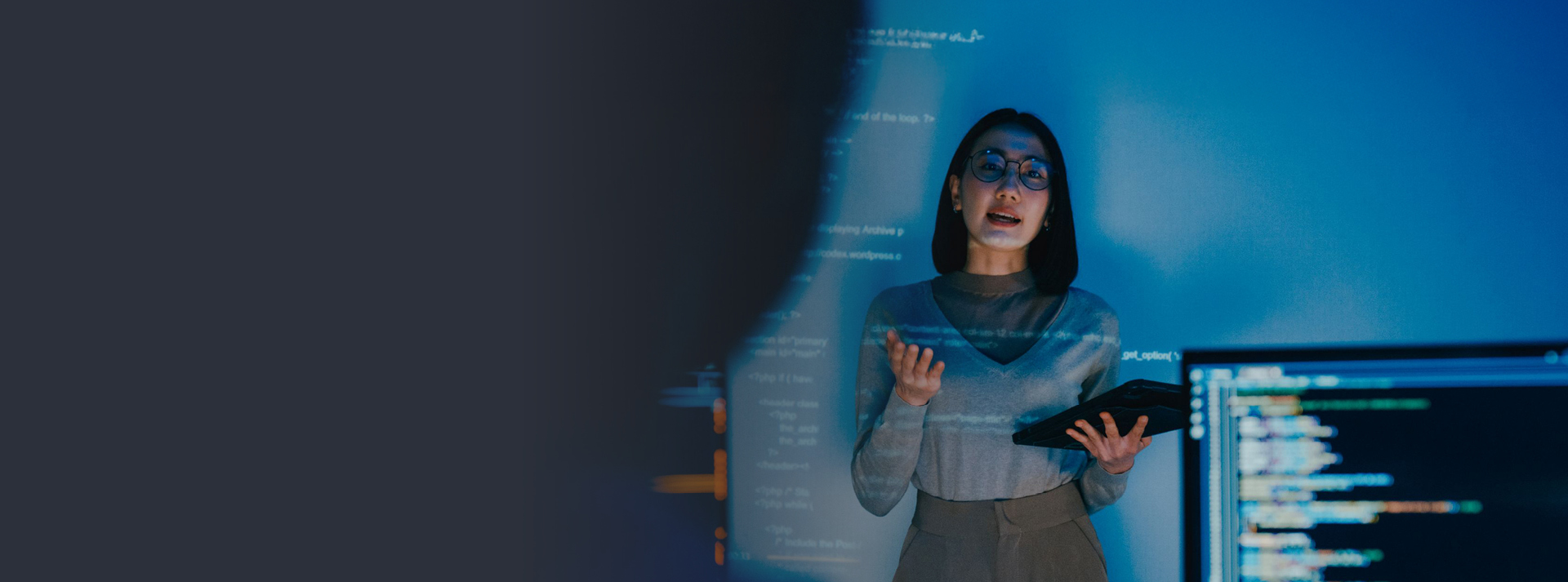 AI in workplace web homepage banner