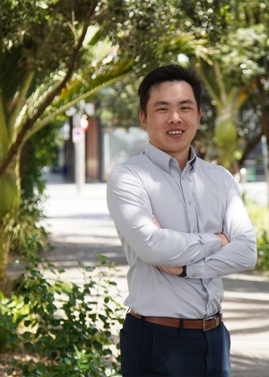 Victor Chua standing in Wynyard Quarter