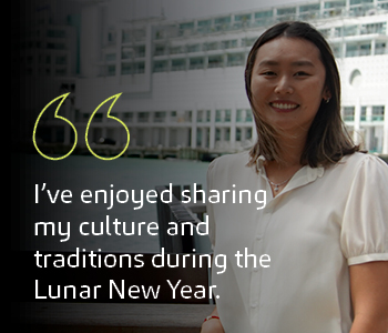 Quote from Angela - I've enjoyed sharing my culture and traditions during the Lunar New Year.
